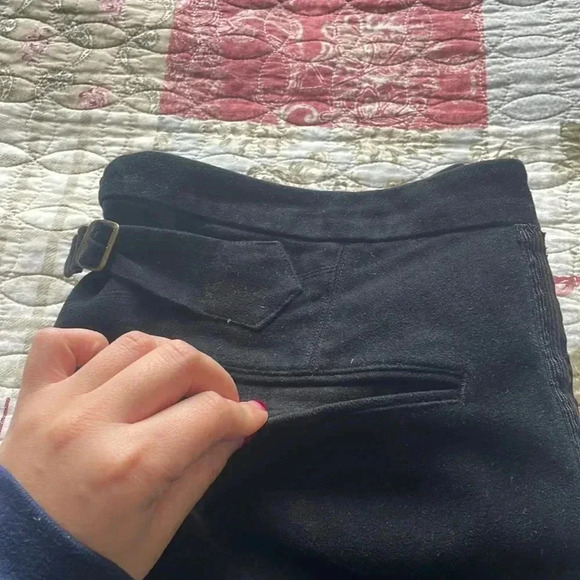 Vintage Ralph Lauren Velvet Straight Leg Pants - Picture 2 of 9